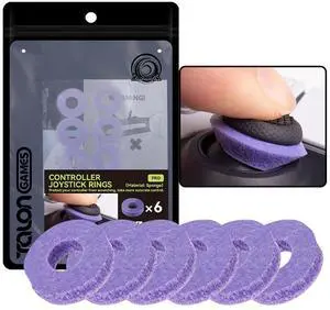 Joystick Precision Rings, Aim Assist Target Motion Control Compatible with PS5, PS4, Xbox Series X/S, Xbox One, Xbox 360, Switch Pro and Scuf Controller (Purple - Medium - 6H) Joystick Precision Rings, Aim Assist Target Motion Control Compatible with PS5, PS4, Xbox Series X/S, Xbox One, Xbox 360, Switch Pro and Scuf Controller (Purple - Medium - 6H)