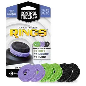 Precision Rings | Aim Assist Motion Control for PlayStation 4 (PS4), PS5, Xbox One, XBX, Switch Pro & Scuf Controller (Black/Purple/Green) Precision Rings | Aim Assist Motion Control for PlayStation 4 (PS4), PS5, Xbox One, XBX, Switch Pro & Scuf Controller (Black/Purple/Green)