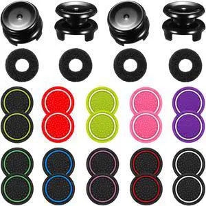 Controller Accessories Thumbstick Grips for Xbox, 2 Pairs HIGH Stick, 20 PCS Joystick Thumb Grips Extenders and 4 PCS Precision Rings Attachments for Xbox One/Series X Control - Mixed Color 6 Controller Accessories Thumbstick Grips for Xbox, 2 Pairs HIGH Stick, 20 PCS Joystick Thumb Grips Extenders and 4 PCS Precision Rings Attachments for Xbox One/Series X Control - Mixed Color 6