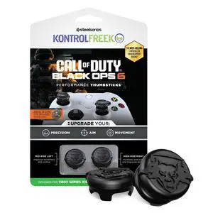 Call of Duty: Black Ops 6 Performance Thumbsticks for Xbox One and Xbox Series X | 1 High-Rise, 1 Mid-Rise | Black Call of Duty: Black Ops 6 Performance Thumbsticks for Xbox One and Xbox Series X | 1 High-Rise, 1 Mid-Rise | Black