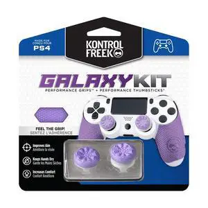 FPS Freek Galaxy Performance Kit for PlayStation 4 Controller (PS4) | Includes Performance Thumbsticks and Performance Grips | Purple FPS Freek Galaxy Performance Kit for PlayStation 4 Controller (PS4) | Includes Performance Thumbsticks and Performance Grips | Purple