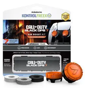 Call of Duty: Black Ops 7 Aim Boost Kit | Collectors Edition for PlayStation 5 (PS5), PlayStation 4 (PS4) Controller | Orange and Black Call of Duty: Black Ops 7 Aim Boost Kit | Collectors Edition for PlayStation 5 (PS5), PlayStation 4 (PS4) Controller | Orange and Black