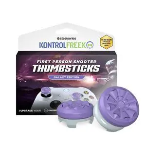 FPS Freek Galaxy Purple for Xbox One and Xbox Series X Controller | 2 Performance Thumbsticks | 1 High-Rise, 1 Mid-Rise | Purple FPS Freek Galaxy Purple for Xbox One and Xbox Series X Controller | 2 Performance Thumbsticks | 1 High-Rise, 1 Mid-Rise | Purple