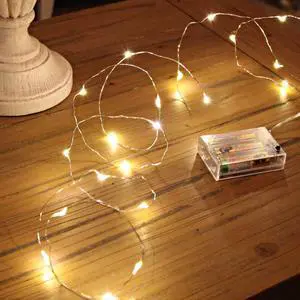 Led Fairy Lights Battery Operated, 4 Packs Mini Battery Powered Copper Wire Starry Fairy Lights for Bedroom, Christmas, Parties, Wedding, Centerpiece, Decoration (5m/16ft Warm White) Led Fairy Lights Battery Operated, 4 Packs Mini Battery Powered Copper Wire Starry Fairy Lights for Bedroom, Christmas, Parties, Wedding, Centerpiece, Decoration (5m/16ft Warm White)