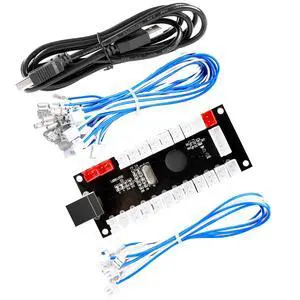 Zero Delay Arcade USB Encoder Pc to Joystick for Mame Jamma & Other Pc Fighting Games for American Style Arcade Joystick & HAPP Style Arcade Buttons Zero Delay Arcade USB Encoder Pc to Joystick for Mame Jamma & Other Pc Fighting Games for American Style Arcade Joystick & HAPP Style Arcade Buttons