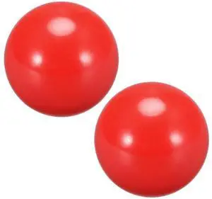 Joystick Ball Top Handle Rocker Round Head Arcade Game DIY Parts Replacement Red 2Pcs Joystick Ball Top Handle Rocker Round Head Arcade Game DIY Parts Replacement Red 2Pcs
