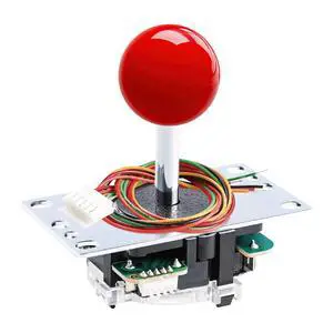 JLF-TP-8YT Arcade Joystick (Red Ball Top) - Premium, High Precision, Responsive Controls, Multi-Platform Compatible - Ideal for Gaming Enthusiasts, for Arcade Jamma Game 4 & 8 Way Adjustable JLF-TP-8YT Arcade Joystick (Red Ball Top) - Premium, High Precision, Responsive Controls, Multi-Platform Compatible - Ideal for Gaming Enthusiasts, for Arcade Jamma Game 4 & 8 Way Adjustable