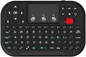 Mini Wireless Keyboard with Touchpad Dual-Mode 2.4G/Bluetooth, RGB Backlit, Rechargeable, Ultra-Portable, for Windows/macOS/iOS/Android Mini Wireless Keyboard with Touchpad Dual-Mode 2.4G/Bluetooth, RGB Backlit, Rechargeable, Ultra-Portable, for Windows/macOS/iOS/Android