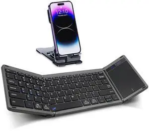 RK809Pro Foldable Bluetooth Keyboard with Touchpad RK809Pro Foldable Bluetooth Keyboard with Touchpad