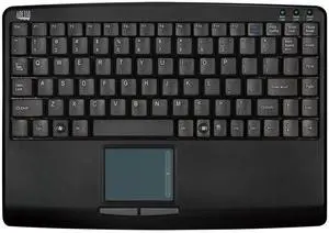 AKB-410UB - SlimTouch Mini Wired USB Keyboard with Built-in Touchpad AKB-410UB - SlimTouch Mini Wired USB Keyboard with Built-in Touchpad