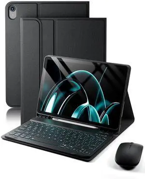 for iPad A16 11th / 10th Generation Case with Keyboard - 7 Color Backlit for iPad 10th Gen 2022 & 11th Gen 2025 A16 10.9/11 inch Cover - Built-in Pencil Holder with Mouse - Black for iPad A16 11th / 10th Generation Case with Keyboard - 7 Color Backlit for iPad 10th Gen 2022 & 11th Gen 2025 A16 10.9/11 inch Cover - Built-in Pencil Holder with Mouse - Black