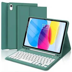 for iPad A16 11th/10th Gen Case with Keyboard(2025/2022),Green for iPad A16 11th/10th Gen Case with Keyboard(2025/2022),Green