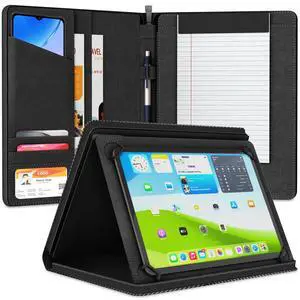 Universal Padfolio Case Tablet Portfolio Organizer with Notepad Holder Compatible with iPad 10th 11th Gen, iPad Pro 11, iPad 7 8 9 10.2 10.9 and 9.7 inches Universal Padfolio Case Tablet Portfolio Organizer with Notepad Holder Compatible with iPad 10th 11th Gen, iPad Pro 11, iPad 7 8 9 10.2 10.9 and 9.7 inches