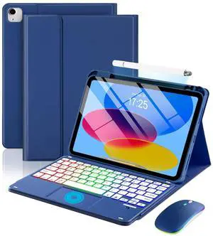 Touchpad Keyboard Case for iPad A16 11th/10th Generation/Air 11 Touchpad Keyboard Case for iPad A16 11th/10th Generation/Air 11