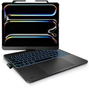 Keyboard Case for iPad 13" & 12.9", Trackpad, 360° Rotating Keyboard Case for iPad 13" & 12.9", Trackpad, 360° Rotating