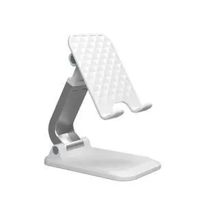 Foldable Tablet & Phone Stand, Adjustable Desk and Bedside Holder for iPad, Smartphones, Live Streaming and Hands-Free Viewing Foldable Tablet & Phone Stand, Adjustable Desk and Bedside Holder for iPad, Smartphones, Live Streaming and Hands-Free Viewing