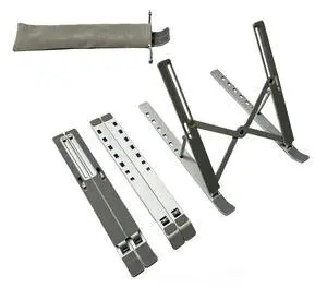 Desktop Laptop Stand, iPad Stand, Aluminum Alloy, Portable Foldable, 7 Level Adjustable, Ergonomic, Suitable for Laptops Up to 18 Inches, Easily Put it in Bag and use it Anywhere (1, Silver) Desktop Laptop Stand, iPad Stand, Aluminum Alloy, Portable Foldable, 7 Level Adjustable, Ergonomic, Suitable for Laptops Up to 18 Inches, Easily Put it in Bag and use it Anywhere (1, Silver)