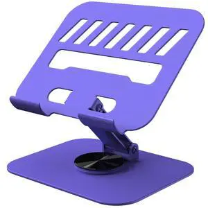 Metal Tablet Stand Holder Adjustable for iPad Kindle Tab, Purple Metal Tablet Stand Holder Adjustable for iPad Kindle Tab, Purple