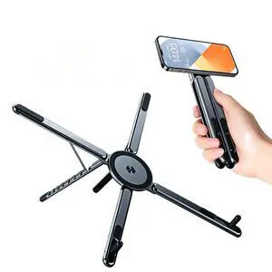 Foldable Laptop Stand, Portable Travel Workstation, Aerospace-Grade Aluminum, Multi-Purpose for Laptop, Tablet and Phone, Stepless Angle Adjustment Foldable Laptop Stand, Portable Travel Workstation, Aerospace-Grade Aluminum, Multi-Purpose for Laptop, Tablet and Phone, Stepless Angle Adjustment