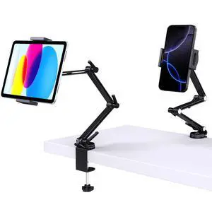 Tablet Stand Holder, Aluminum Extendable iPad Arm Mount for Desk Tablet Stand Holder, Aluminum Extendable iPad Arm Mount for Desk