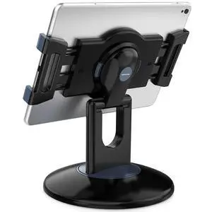 Retail Kiosk iPad Stand, 360° Rotating Commercial POS Tablet Stand, Fits 6"-13" (Screens) iPad mini Pro-Business Swivel Tablet Holder, for Store Office Reception Kitchen Desktop (Black) Retail Kiosk iPad Stand, 360° Rotating Commercial POS Tablet Stand, Fits 6"-13" (Screens) iPad mini Pro-Business Swivel Tablet Holder, for Store Office Reception Kitchen Desktop (Black)