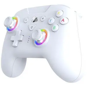 Switch and Switch 2 Wireless Controller - LED Pro controller White Switch and Switch 2 Wireless Controller - LED Pro controller White