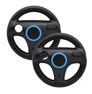 Mario Kart Racing Wheel 2 Pack Black Mario Kart Racing Wheel 2 Pack Black