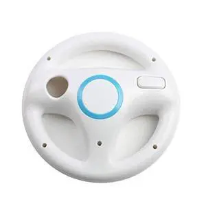 Mario Kart 8 Steering Wheel Compatible with Nintendo Wii (Original White, 2 Pack), Racing Games Wheels for Wii (U) Remote Controller (6 Colors Available) Mario Kart 8 Steering Wheel Compatible with Nintendo Wii (Original White, 2 Pack), Racing Games Wheels for Wii (U) Remote Controller (6 Colors Available)