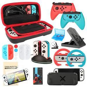 23 in 1 Accessories Bundle for Nintendo Switch OLED Model 23 in 1 Accessories Bundle for Nintendo Switch OLED Model