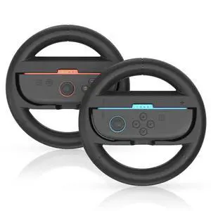 Switch Steering Wheel for Nintendo Switch 2,Racing Wheel for Switch 2 JoyCon Controller,2 Pack Nintendo Switch Steering Wheel Fit Mario Kart World/Mario Kart 8 Deluxe Switch Accessories Switch2 Wheel Switch Steering Wheel for Nintendo Switch 2,Racing Wheel for Switch 2 JoyCon Controller,2 Pack Nintendo Switch Steering Wheel Fit Mario Kart World/Mario Kart 8 Deluxe Switch Accessories Switch2 Wheel