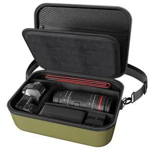 Hard Shell Camera Case for Canon Rebel T7 -Green Hard Shell Camera Case for Canon Rebel T7 -Green