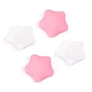 Thumb Grips Caps Design for Switch/Switch OLED/Switch Lite Console, Soft Silicone Joycon Analog Controller Protective Anti-Slip Covers 4PCS Button Joy Con Joystick Caps Stars - Pink White Thumb Grips Caps Design for Switch/Switch OLED/Switch Lite Console, Soft Silicone Joycon Analog Controller Protective Anti-Slip Covers 4PCS Button Joy Con Joystick Caps Stars - Pink White