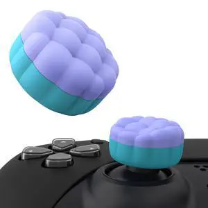 Thumbs Cushion Caps Thumb Grips for ps5 ps4, Thumbstick Grip Cover Joystick Caps for Xbox Series X/S, Xbox One, Elite Series 2, Switch 2 Pro Controller - Puff Cloud Texture Design Blue Thumbs Cushion Caps Thumb Grips for ps5 ps4, Thumbstick Grip Cover Joystick Caps for Xbox Series X/S, Xbox One, Elite Series 2, Switch 2 Pro Controller - Puff Cloud Texture Design Blue