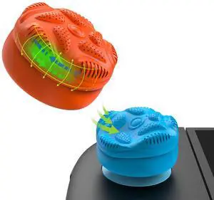 for Switch 2 Thumbs Cushion Caps Thumb Grips (4-Pack) | Silicone Joystick Grip Cover for Nintendo Switch 2 Joycon, Anti-Slip Raindrop Texture Design - Blue & Orange for Switch 2 Thumbs Cushion Caps Thumb Grips (4-Pack) | Silicone Joystick Grip Cover for Nintendo Switch 2 Joycon, Anti-Slip Raindrop Texture Design - Blue & Orange