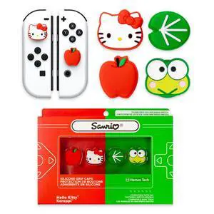 Hello Kitty & Friends Thumb Grips - Hello Kitty and Keroppi Soft Caps Hello Kitty & Friends Thumb Grips - Hello Kitty and Keroppi Soft Caps