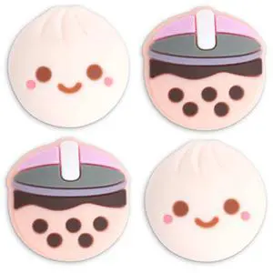 Boba Dumpling Thumb Grips | Kawaii Cute Cutecore Pastel Button Caps | Compatible with Sony PlayStation PS5 PS4 Xbox Nintendo Switch 2 Pro Controllers (not Switch 1) Boba Dumpling Thumb Grips | Kawaii Cute Cutecore Pastel Button Caps | Compatible with Sony PlayStation PS5 PS4 Xbox Nintendo Switch 2 Pro Controllers (not Switch 1)