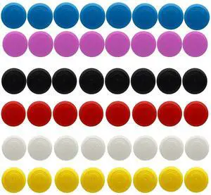 50PCS for Joycon Thumb Grip Caps, Silicone Analog Joystick Cover Grips for Nintendo Switch OLED Lite, Button Thumbstick Stick Covers for Joy-con Controller(6 Colors+Orange) 50PCS for Joycon Thumb Grip Caps, Silicone Analog Joystick Cover Grips for Nintendo Switch OLED Lite, Button Thumbstick Stick Covers for Joy-con Controller(6 Colors+Orange)