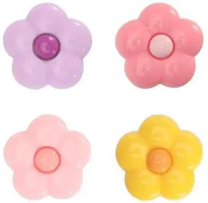 Switch Silicone Thumb Grip Caps, Joystick Cover Compatible with Nintendo Switch/OLED/Switch Lite,4PCS (4 Color Flowers) Switch Silicone Thumb Grip Caps, Joystick Cover Compatible with Nintendo Switch/OLED/Switch Lite,4PCS (4 Color Flowers)