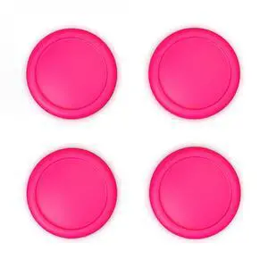 PlayVital Switch Joystick Caps, Switch Lite Thumbstick Caps, Silicone Analog Cover for OLED Joycon Thumb Grips - Bright Pink PlayVital Switch Joystick Caps, Switch Lite Thumbstick Caps, Silicone Analog Cover for OLED Joycon Thumb Grips - Bright Pink