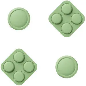 Button Caps + Thumb Grip Set for Nintendo Switch 2, 2 Silicone Colorful ABXY Directional Button Covers & 2 Joystick Caps for Joycon - Matcha Green Button Caps + Thumb Grip Set for Nintendo Switch 2, 2 Silicone Colorful ABXY Directional Button Covers & 2 Joystick Caps for Joycon - Matcha Green