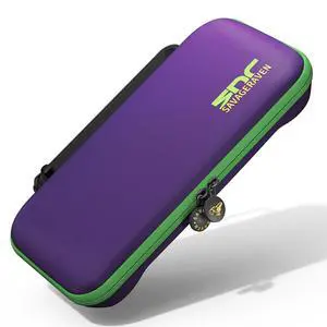 by Skull & Co. Every Day Slim Carrying Case for Nintendo Switch 2: Portable Hard Shell, Travel, gaming Console Protection case- Purple by Skull & Co. Every Day Slim Carrying Case for Nintendo Switch 2: Portable Hard Shell, Travel, gaming Console Protection case- Purple