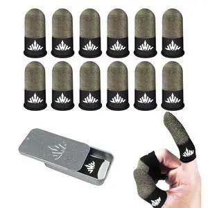 12 Pack Mobile Phone Gaming Accessories Thumb Finger Sleeves Storage Box 0.15 Ultra Thin Pure Silver Fiber Silky Sensitive Tip Covers Guantes para Dedales Dedos Gamer Profesionales Pubg Glove 12 Pack Mobile Phone Gaming Accessories Thumb Finger Sleeves Storage Box 0.15 Ultra Thin Pure Silver Fiber Silky Sensitive Tip Covers Guantes para Dedales Dedos Gamer Profesionales Pubg Glove