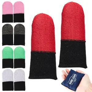 5 Pairs Cell Phone Game Finger Cover+100g Silicone Sweat-Absorbing Pouch 5 Pairs Cell Phone Game Finger Cover+100g Silicone Sweat-Absorbing Pouch