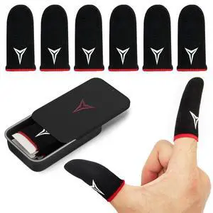 Professional Mobile Gaming Finger Sleeves with a Slide Box,6 Pack Professional Mobile Gaming Finger Sleeves with a Slide Box,6 Pack