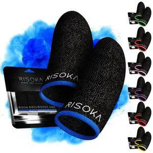 10 Pieces Gaming Finger Sleeves - Perfect Touchscreen Glide 10 Pieces Gaming Finger Sleeves - Perfect Touchscreen Glide