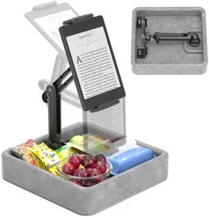 Tablet Pillow Stand - Multi-Angle Adjustable iPad Holder for Lap, Bed and Desk - Foldable Kindle Soft Pad Dock with Storage Tray Compatible with iPad Pro 12.9, Air Mini, Phone, E-Reader Tablet Pillow Stand - Multi-Angle Adjustable iPad Holder for Lap, Bed and Desk - Foldable Kindle Soft Pad Dock with Storage Tray Compatible with iPad Pro 12.9, Air Mini, Phone, E-Reader