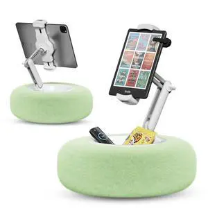 Tablet Stand Pillow for Bed, Adjustable Tablet Stand with Detachable Snack Bowl, Phone Stand for Bed, Kindle Holder, iPad Holder, Tablet Holder for Reading, Watching Videos and Streaming Tablet Stand Pillow for Bed, Adjustable Tablet Stand with Detachable Snack Bowl, Phone Stand for Bed, Kindle Holder, iPad Holder, Tablet Holder for Reading, Watching Videos and Streaming