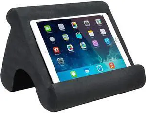 Tablet Pillow Stand - Tablet Holder Dock for Bed with Multi-Viewing Angles, Compatible with iPad Pro 9.7, 10.5,12.9 Air Mini 4 3, Kindle, Galaxy Tab, E-Reader (Dark Grey) Tablet Pillow Stand - Tablet Holder Dock for Bed with Multi-Viewing Angles, Compatible with iPad Pro 9.7, 10.5,12.9 Air Mini 4 3, Kindle, Galaxy Tab, E-Reader (Dark Grey)