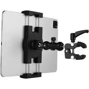 Tablet Holder for Treadmill/Spin Bike/Stroller/Wheelchair/Golf Cart/Poles/Music Stand/Stationary Bike,360°Adjustable iPad Mount,Compatible with 7~12.9" iPad/Nexus/Fire HD/e-Book/LG G/Switch Tablet Holder for Treadmill/Spin Bike/Stroller/Wheelchair/Golf Cart/Poles/Music Stand/Stationary Bike,360°Adjustable iPad Mount,Compatible with 7~12.9" iPad/Nexus/Fire HD/e-Book/LG G/Switch