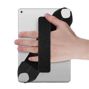 Universal Tablet Hand Strap Holder for 9-11 Inch Tablets Black Universal Tablet Hand Strap Holder for 9-11 Inch Tablets Black